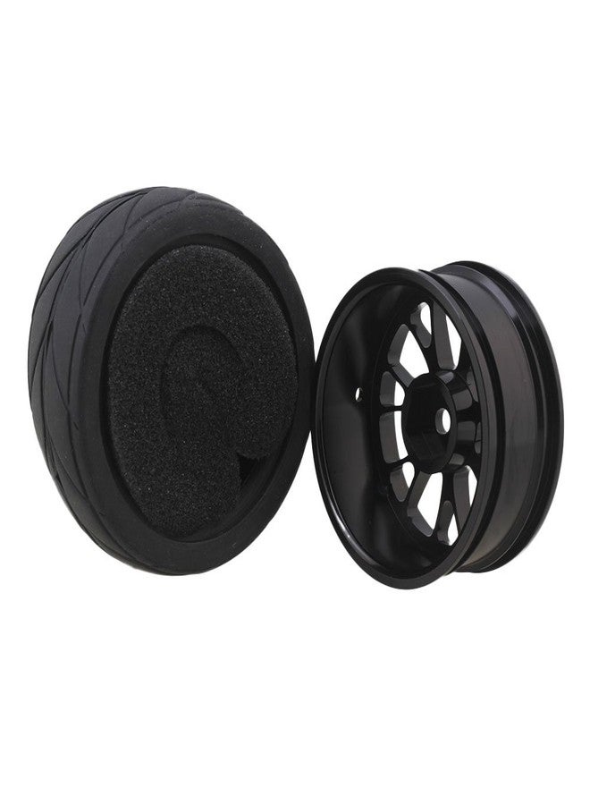 BQLZR Y Shape Wheel Rim&Tires Replacement for HSP 1:10 On-Road RC Flat Racing Car 20106 Pack of 4 - Image 5